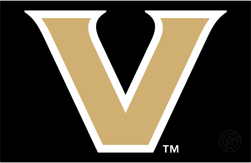 Vanderbilt Commodores 2022-Pres Primary Dark Logo iron on transfers for T-shirts